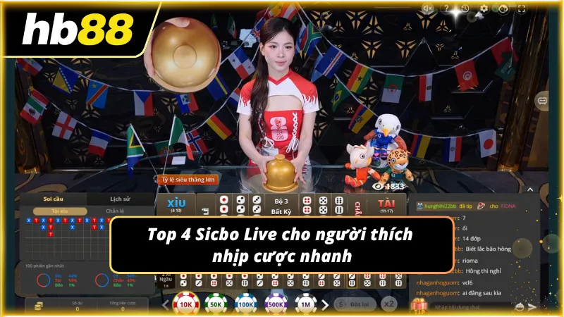 Sicbo với các quân xúc xắc nhiệm màu