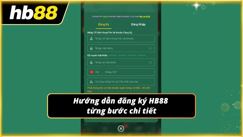 Quy trình đăng ký được nhà cái hướng dẫn từng bước chi tiết từ A-Z