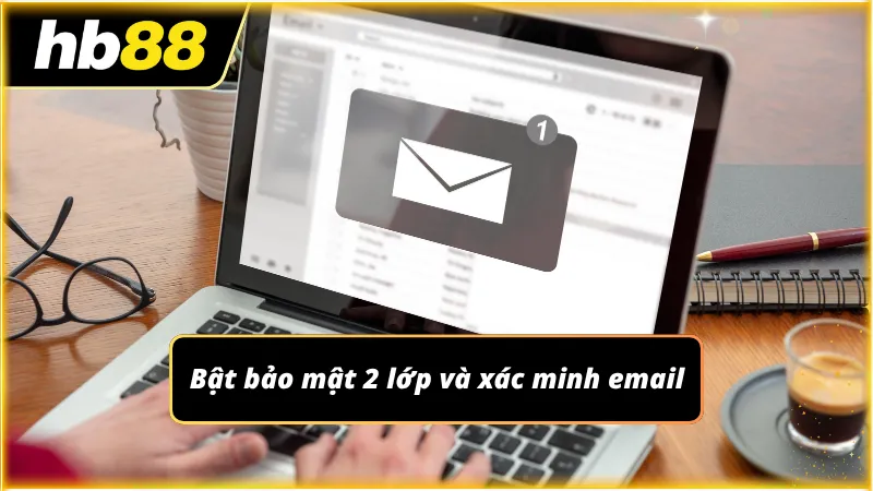 Tiến hành bật bảo mật 2 lớp và xác minh email trong phần bảo mật của tài khoản