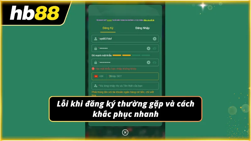 Những lỗi thường gặp và nhà cái hướng dẫn cách khắc phục nhanh chóng chỉ vài bước
