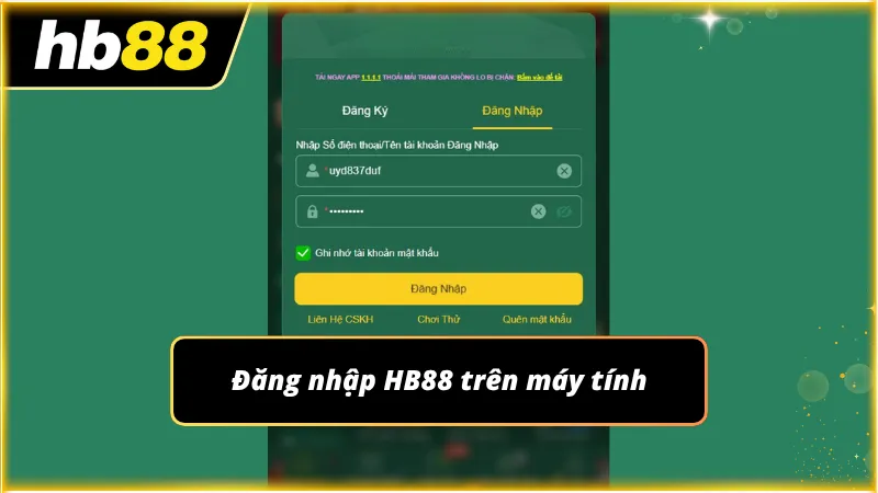 Giao diện trang chủ hiển thị sắc nét trên màn hình máy tính cá nhân