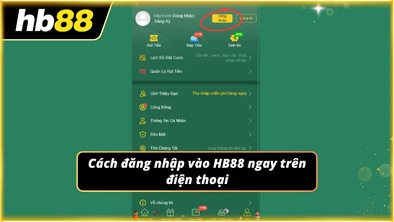 Thao tác lướt chọn các danh mục trò chơi mượt mà bằng thiết bị cầm tay