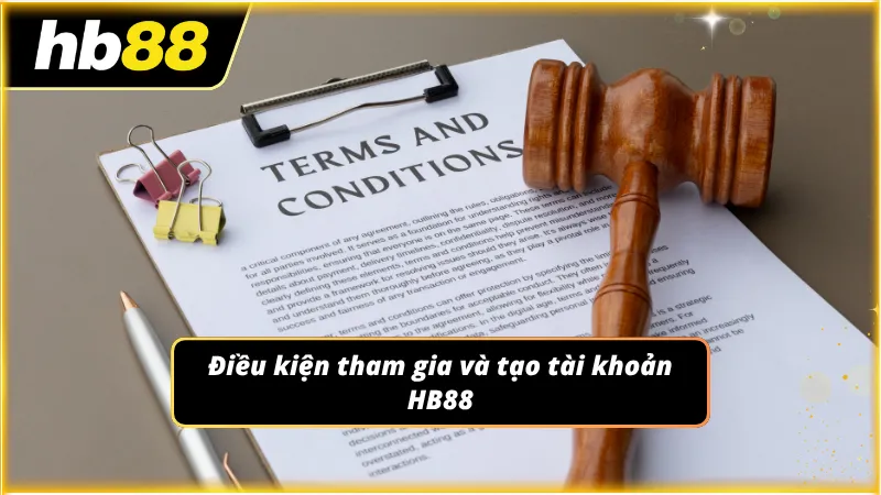 Điều khoản dịch vụ về việc tạo acc cá cược