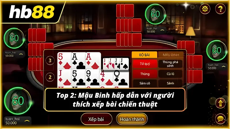 Khả năng xếp chi logic quyết định trực tiếp đến chiến thắng cuối cùng