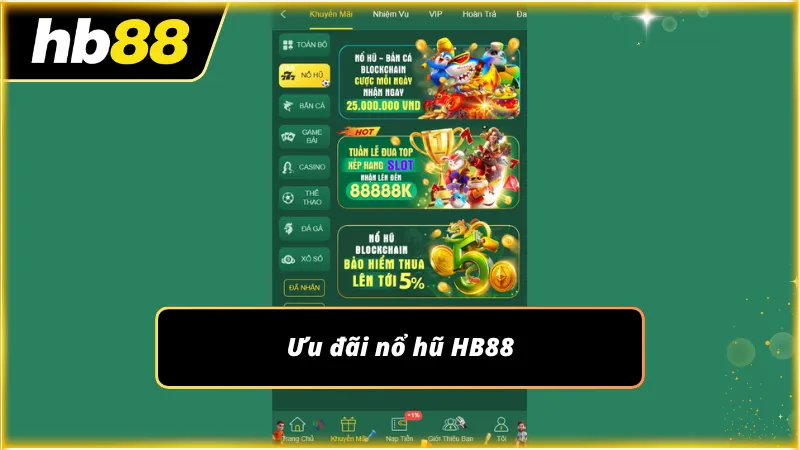 Nhiều chương trình thưởng được triển khai dành riêng cho nhóm slot
