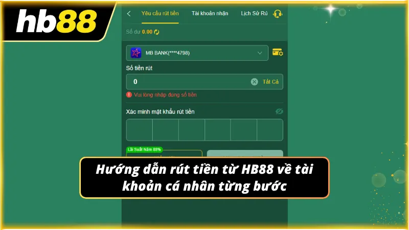 Minh họa quy trình thao tác thanh khoản số dư đơn giản dành cho người mới tham gia