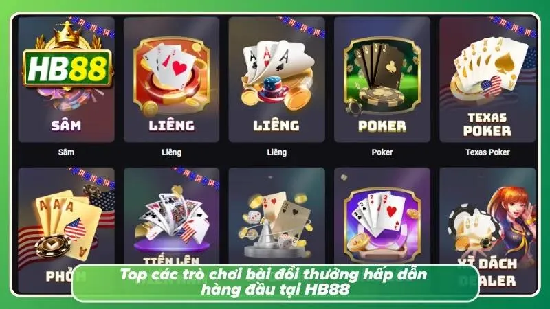 Giới thiệu tổng quan các siêu phẩm game bài nhà cái