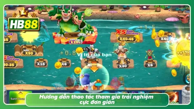 Thao tác tham gia trải nghiệm cực đơn giản