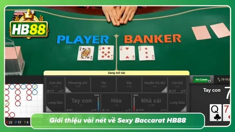 Sexy Baccarat HB88 mang đến nhiều trải nghiệm thú vị