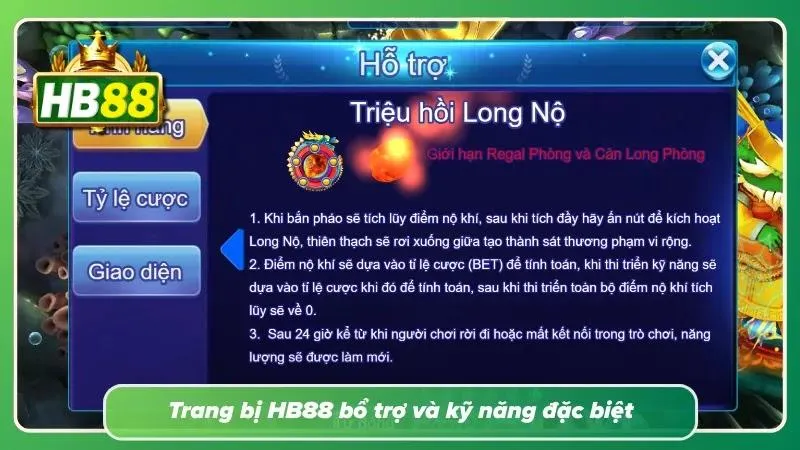 Trang bị nhà cái cực đỉnh cùng kỹ năng đặc biệt