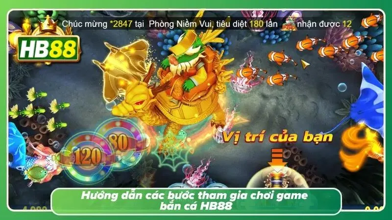 Các bước để tham gia bắn cá cực đơn giản